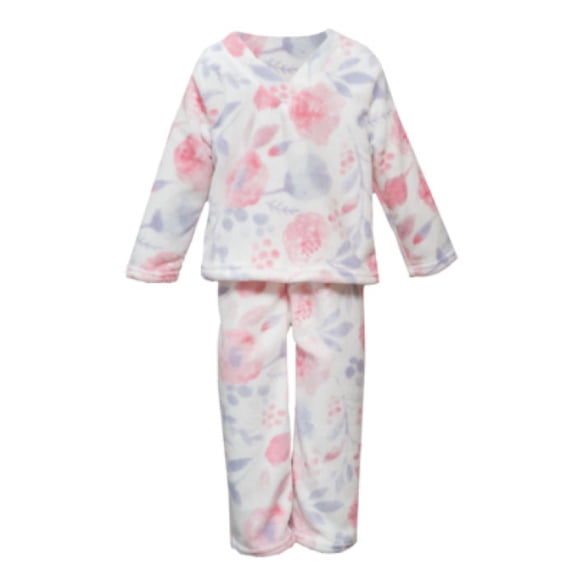 Pijama Floral 5-6 a (2 pzas) BABY INC Floral; pijama para bebé; 0-6 meses