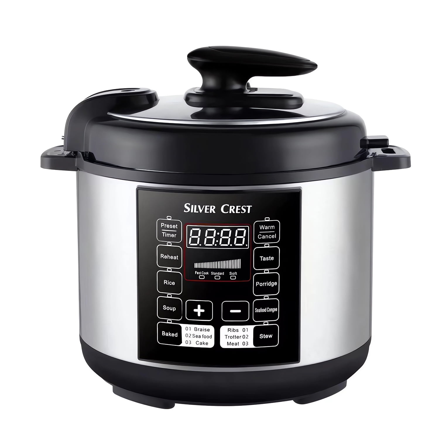 Cikuci Electric Pressure Cooker, Multi-Functional Slow Cooker, Rice Cooker, Saut pan, Soup Pot, Egg Cooker, Warmer, Preset Cooking
