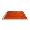 thumbnail image 2 of Ahgly Company Machine Washable Indoor Rectangle Oriental Yellow Industrial Area Rugs, 2' x 4', 2 of 4