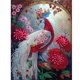 thumbnail image 1 of Diamond Painting 5D DIY Kit de decoración de pavo real con forma especial parcial (YXC522), 1 of 9