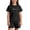 Black&&100, variant on CONROSES Toddler Girls Casual Clothes Set Letter Graphic Y2K Short Sleeve T Shirts Shorts Outfits for Kids, Sizes 4-5 Years