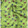 thumbnail image 1 of Soimoi Brown Rayon Fabric Flower Floral Printed Craft Fabric by the Yard 58 Inch Wide, 1 of 6