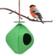 thumbnail image 5 of Comedero para pájaros colgante cúpula circular de aspecto sofisticado Comedero para pájaros de tela de fieltro suave y cómodo con cordón para balcón para patio para jardín ANGGREK Otros, 5 of 8