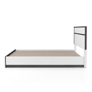 FOA Misti 3-Piece White Wood Storage Bedroom Set - Queen + 2 Nightstands