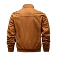 thumbnail image 5 of Mens Lightweight Bomber Jacket Causal Windbreaker Zip Up Fall Coat Zipper Spring Fall Bomber Jackets Sports Shell Jacket, 5 of 5