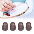 thumbnail image 4 of Fugacal Metal Finger Protectors,10PCS Sewing Thimble Prevent Needle Slip Abrasion Resistance Antirust Durable Finger Thimble,Bucket Thimble, 4 of 8