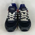 thumbnail image 4 of Adi-das?chaos cloudfoam sneakers mens 7.5 blue faded red?white suede retro style, 4 of 6