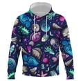 thumbnail image 1 of Sudadera con capucha de mundo submarino para hombre y mujer, con estampado 3D, informal, con cremallera, manga larga, estilo urbano, 1 of 6