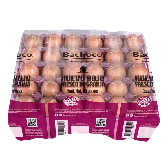 Huevo rojo Bachoco 30 pzas