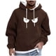thumbnail image 2 of Sudadera con capucha para hombre, informal, a la moda, con estampado, con cordón, de manga larga, de poliéster, 2 of 5