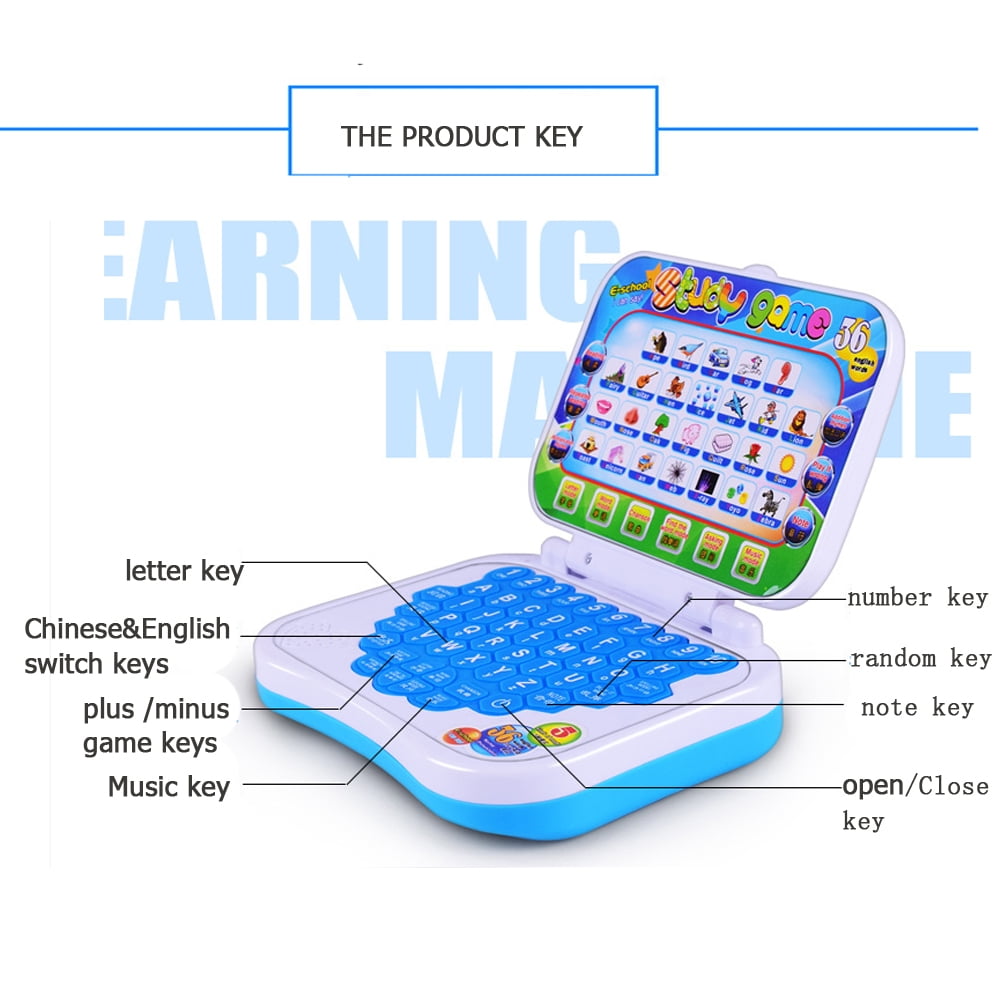 Maxcozy Age 3+ Baby Computer Laptop English/Chinese Language