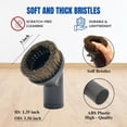 thumbnail image 5 of Round Horse Hair Vacuum Brush Attachment for Shark Vacuums, Compatible with Miele C1 Shark NV350 NV360 NV500 NV501 HV300 HV301 HV322 HV371 HV372 (1-3/8'' Vacuum Dusting Brush), 5 of 11