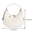 thumbnail image 3 of Bolso elegante para mujer, de piel sintética, con cierre de cremallera, Color sólido, bolso de viaje para mujer, 3 of 8