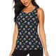 thumbnail image 1 of Fotbe Fastfood Blusas Sin Mangas para Mujer – Estilo Casual, Corte Suelto, Slim-Fit, Cuello Redondo Deportivo, Tops de Verano para Gimnasio y Yoga-Medium, 1 of 7