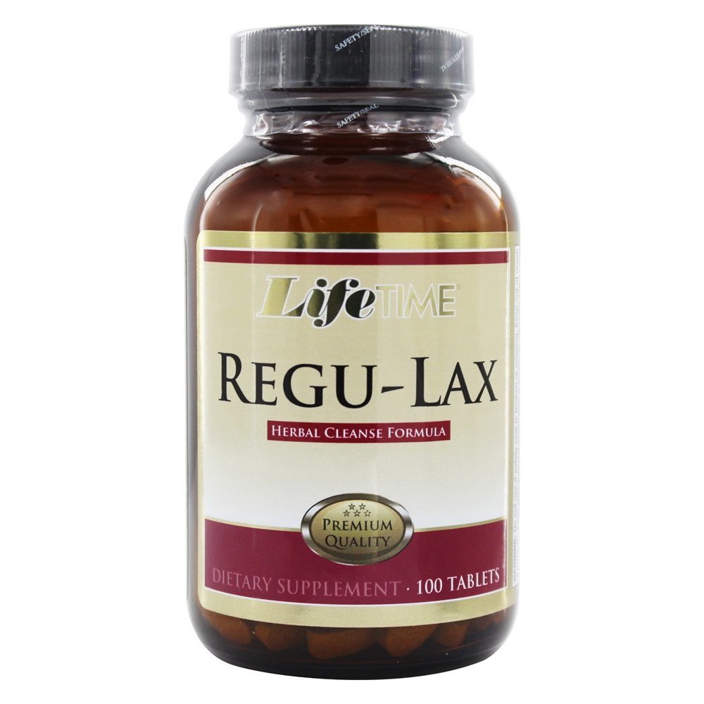 LifeTime Vitamins - ReguLax Natural Herbal Laxative - 100 Tablets