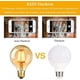thumbnail image 4 of Vintage Edison Bulb, Vintage LED Bulb E27 G80 6W Warm White Antique LED Filament, Ideal for Nostalgic and Retro Home Cafe Bar Lighting, Pack of 3, 4 of 4