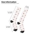 thumbnail image 5 of Balery Heart Panda Printed Novelty Socks Men's Women's Crew Socks Sports Socks Knee High Socks Cotton Socks Quirky and Cool Socks, 5 of 9
