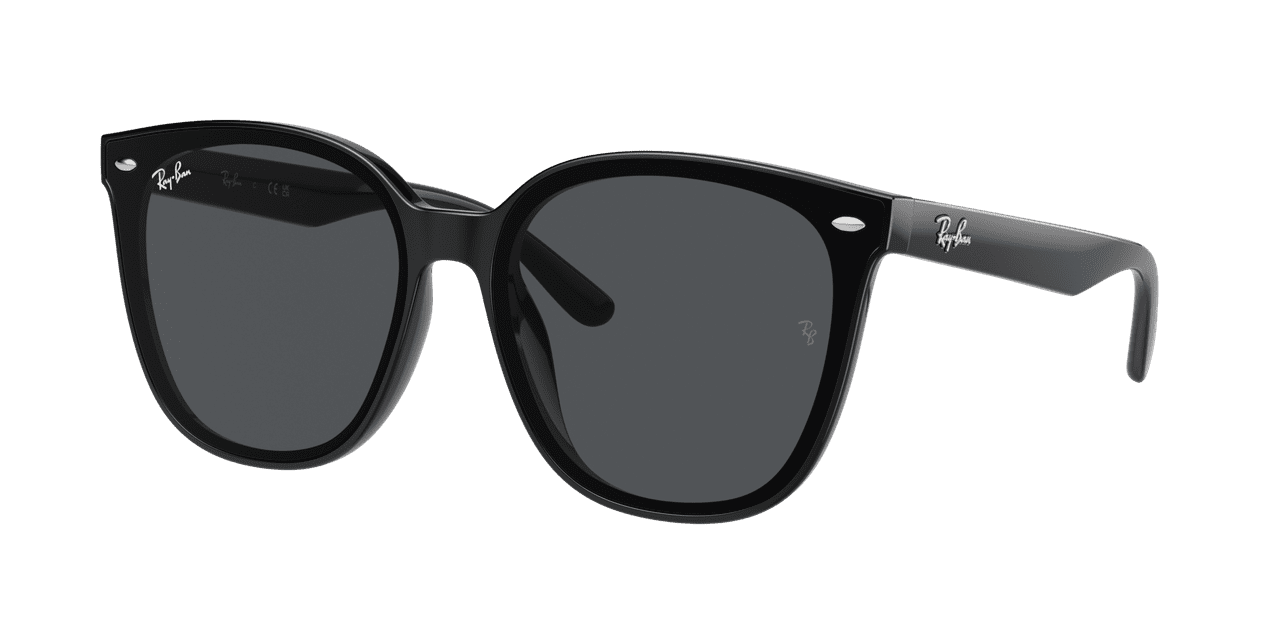 Ray-Ban Zena Bio Based Sunglasses RB4430 Polished black Frame Dark Gray Lenses Ray-Ban RB4430 Zena Bio-Based Sunglasses | LensCrafters main image 2