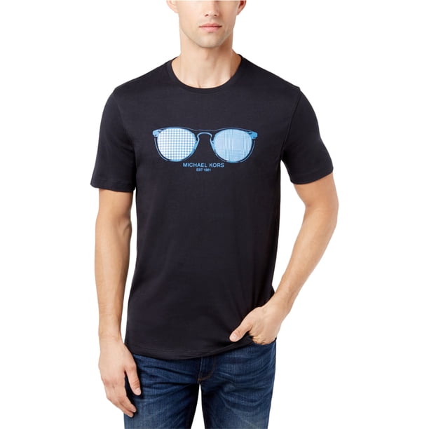 Michael Kors Camiseta gráfica de algodón Pima para hombre color negro XXL
