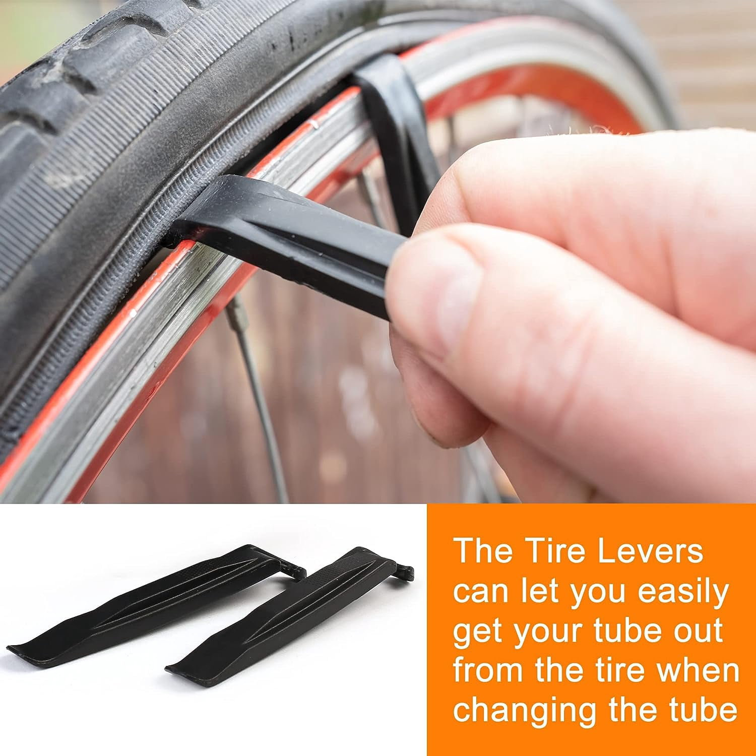 LotFancy 12.5x2.75 Tire and Inner Tube Set for Razor MX350 MX400 Dirt Rocket, x-Treme x-560, Black