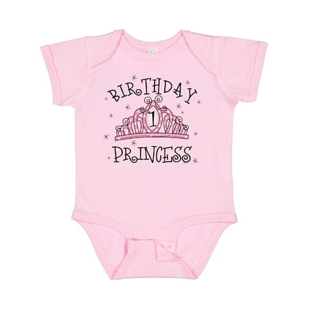

Inktastic Tiara 1st Birthday Princess Gift Baby Girl Bodysuit