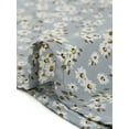 thumbnail image 5 of INSPIRE CHIC Robe Trapèze d'Été Décontractée à Manches Courtes pour Femme, Smock à Volants, Imprimé Cerises, Florale, Gris Bleu, TG, 5 of 5