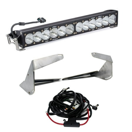 Baja Designs 44-8031 - Front Bumper Mounted OnX6  20" 216W/160W Driving/Combo Beam LED Light Bar Kit Fits select: 2019-2021 RAM 2500, 2019-2021 RAM 3500