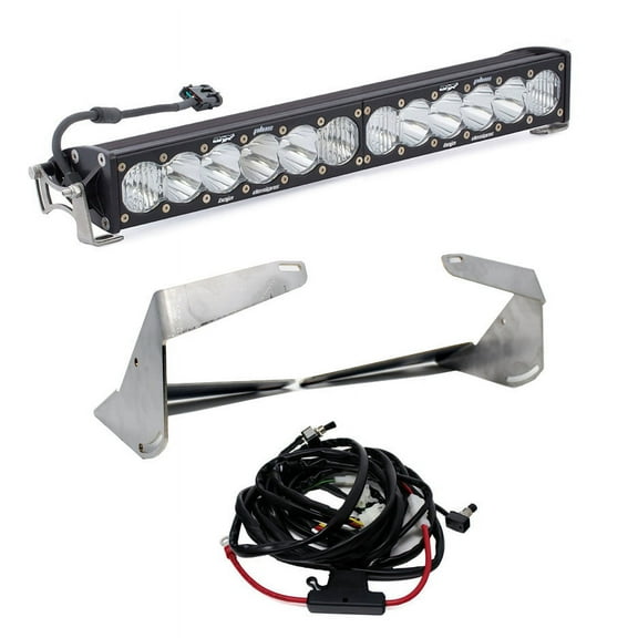 Baja Designs 44-8031 - Front Bumper Mounted OnX6  20" 216W/160W Driving/Combo Beam LED Light Bar Kit Fits select: 2019-2021 RAM 2500, 2019-2021 RAM 3500