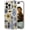 Cityscape, variant on Compatible for iPhone 16 Pro Case for Women Girls Clear Design Cute, Girly Protector Hamsa Hand Evil Eyes Eye of Providence