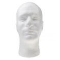 thumbnail image 1 of 2pcs Macho Espuma Maniquí Soporte de Exhibición de Vidrios Peluca Sombrero Modelo de Cabeza Sunnimix Cabeza de la espuma, 1 of 7