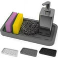 thumbnail image 5 of Sponges Holder - Kitchen Sink Organizer Silicone Tray for Sponge, Soap Dispenser, Scrubber, and Other Dishwashing Accessories, 5 of 7