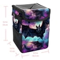 thumbnail image 5 of Bats Car Trash Bin - Foldable with Lid, Leak-Proof, Hanging Storage Bag - Trash Can for Car, Car Garbage Can, 5 of 6