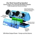 thumbnail image 2 of OontZ Pro Boat Waterproof Bluetooth Speaker, 21 Watts, Exceptional Sound & Bass, 100 Ft Wireless Range, Play 2, 3 or 4 Speakers Together, OontZ App, Bluetooth Speakers (H2O), 2 of 5