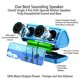 thumbnail image 2 of OontZ Pro Boat Waterproof Bluetooth Speaker, 21 Watts, Exceptional Sound & Bass, 100 Ft Wireless Range, Play 2, 3 or 4 Speakers Together, OontZ App, Bluetooth Speakers (H2O), 2 of 5