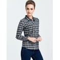 thumbnail image 5 of Camii Mia Flannel Shirts for Women Casual Long Sleeve Button Down Plaid Shirts, 5 of 7