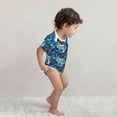 thumbnail image 4 of Daiia Turtle，Shell Algae Starfish Coral Printed Unisex-Baby Short Sleeve Onesies Bodysuits Baby Climbing Clothes Soft and Comfortable Romper with Expandable Shoulder Design-12 Months, 4 of 8