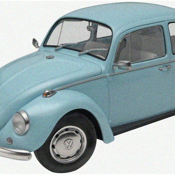 ReviveRetro VW Bug Build Kit: 1:24 Scale, 131-Piece Skill Level 4 Plastic Model Building Set - Nostalgic Fun for Car Enthusiasts!