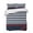 Blue, variant on Quilts King Size, Anchor Navy Blue Soft Comforter Bedding Set for Bed, Red Nautical White Geometric Stripes Lightweight Quilted Bedspread with Pillow Cover(2 Pieces) for All Season, 96x106 Inch