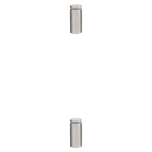 Kenally Tornillo de publicidad Diseño aerodinámico duradero Espejo de vidrio Tuerca de clavo Perno Soporte para colgar en la pared Capacidad de carga 16x30mm 2piezas Kenally CBP365811