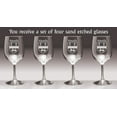 thumbnail image 2 of Kinsella Irish Coat of Arms Wine Glasses - Set of 4 (Sand Etched), 2 of 2