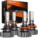 thumbnail image 3 of SEALIGHT 9005/HB3 H11/H9/H8 Combo de bombillas LED Powersports para ATV, blanco frío superbrillante, Plug and Play, paquete de 4, 3 of 4