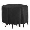 thumbnail image 1 of Bangcool Round Patio Furniture Cover Dustproof Outdoor Table Cover Garden Chair Cover, 1 of 10