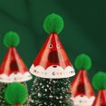 thumbnail image 3 of Mini Christmas Decoration Set Paper Apple Hat Craft Kit With Stickers Glue And Hair Balls For Festive Holiday DIY, 3 of 6