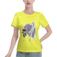 thumbnail image 1 of T-Shirt Basique à Manches Courtes pour Femmes Conan et Kaito Kidd, 1 of 6