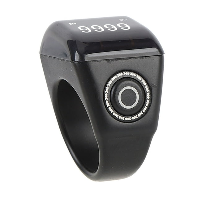 Electronic Finger Counter Smart, Digital Finger Counter Smart IP67 Rain Proof Rechargeable Digital Tasbih Finger Counter for Sports