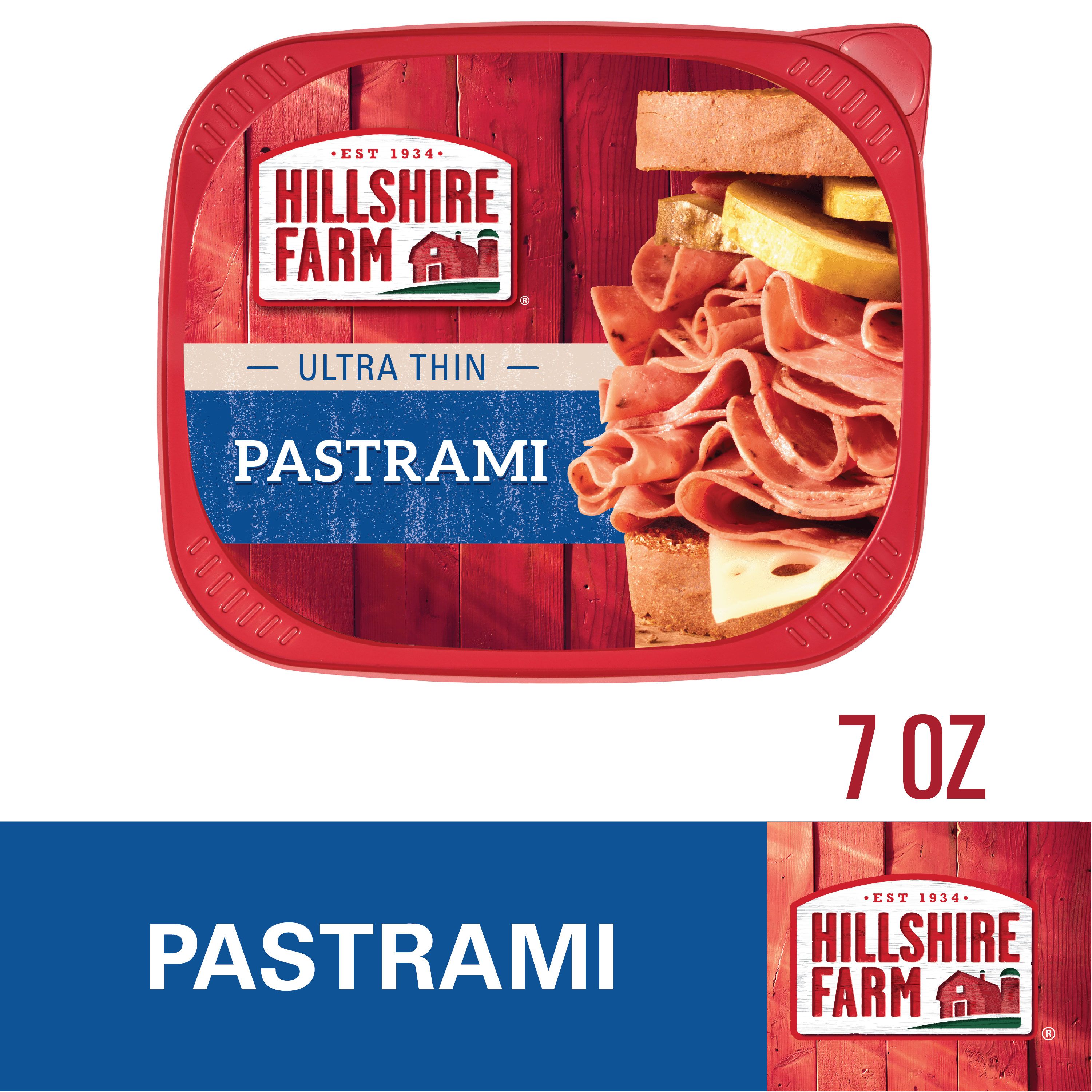 Hillshire Farm® Ultra Thin Sliced Deli Lunch Meat, Pastrami, 7 oz