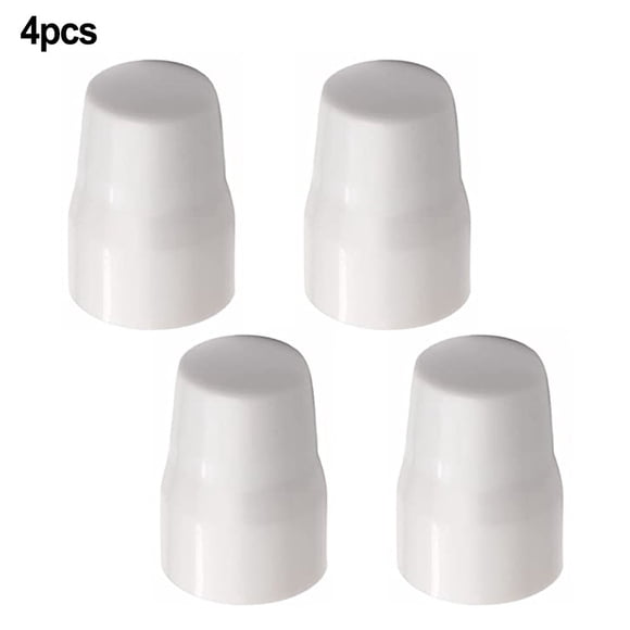 MYG 4-10pc Radiator Valve Cap Easy Push-Fit Replacement Valve Cover White