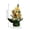 Gold 2, variant on Mini Christmas Trees Christmas Decorations, Artificial Tabletop Small Pine Tree 8.8 * 4.4 In with Bells Berryies Bows for Home Office Table Christmas Santa Decor (Gold)