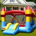 thumbnail image 3 of Costway Kid Inflatable Bounce House Castle Moonwalk Playhouse Jumper Slide, 3 of 10