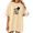 Apricot, variant on COZYMY Women's Cozy Bookworm Graphic Short Sleeve Shirt Soft Cotton White Crewneck Summer Tee